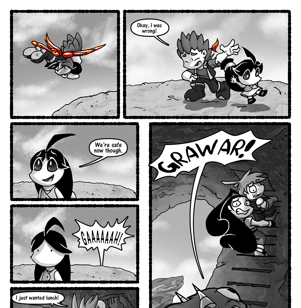 Skies Under Avalon - Episode 130, Page 1: No Time Like Lunch Time part 9