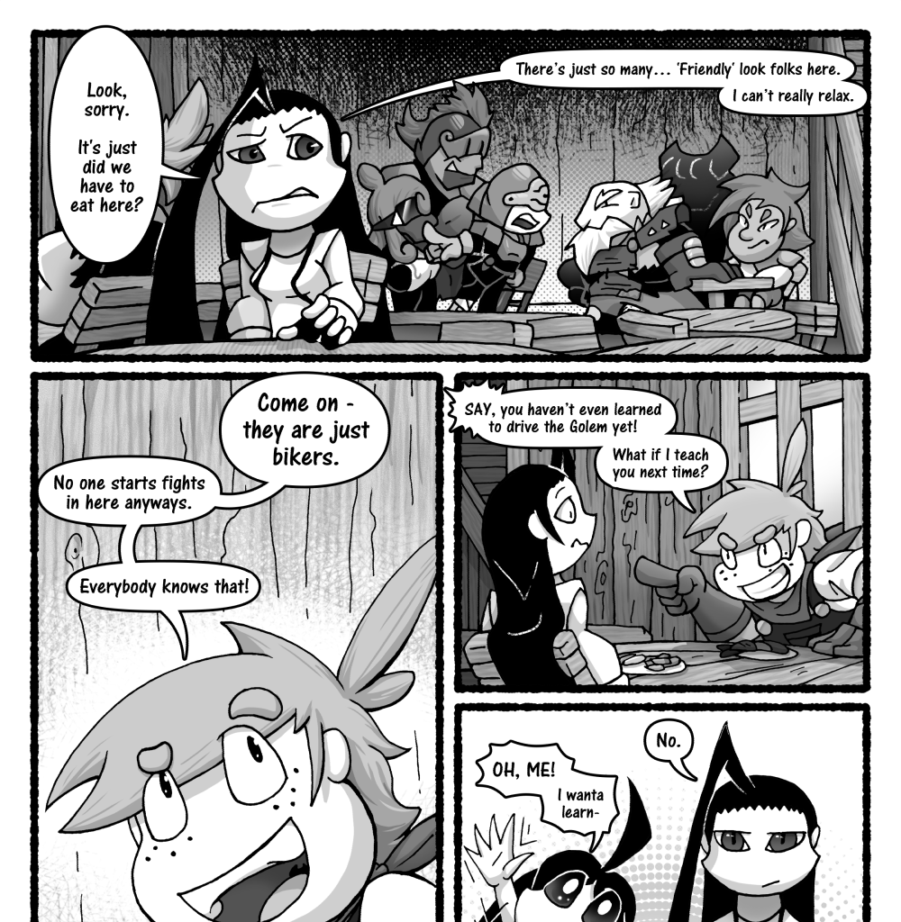 Skies Under Avalon - Episode 207, Page 1: Gear Heads part 2