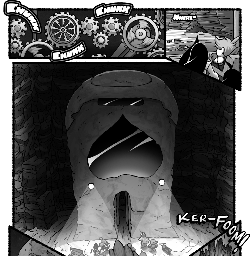 Skies Under Avalon - Episode 221, Page 1: Gear Heads part 16