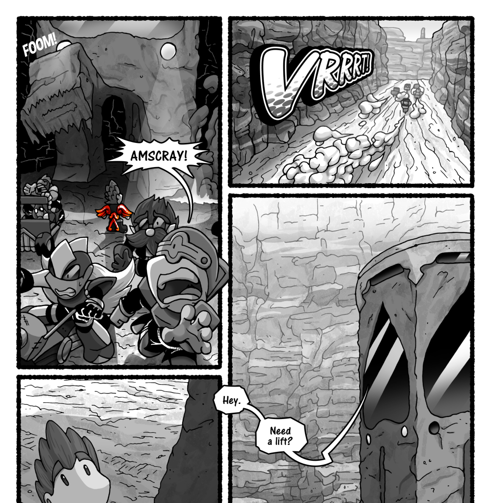 Skies Under Avalon - Episode 222, Page 1: Gear Heads part 17
