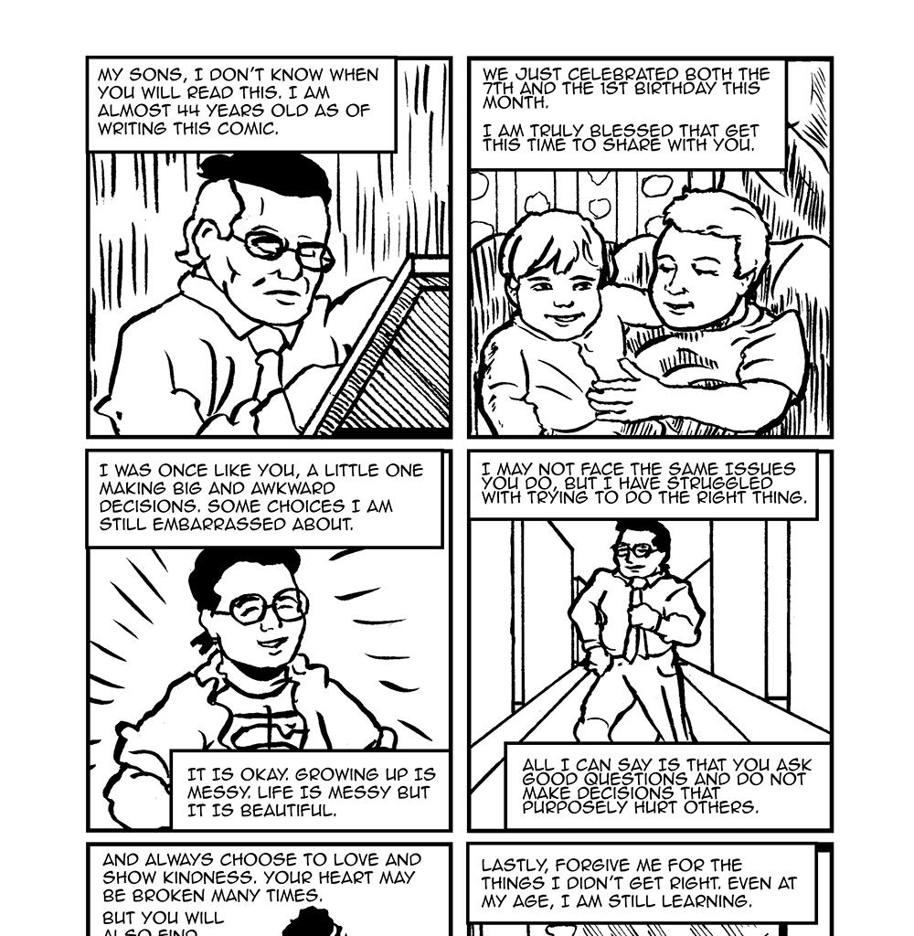 McSchluberson - Episode 25, Page 1: To My Sons