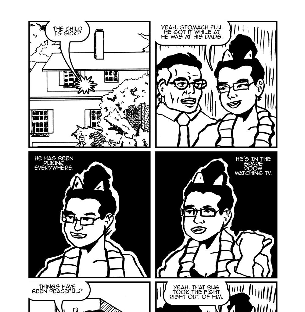 McSchluberson - Episode 30, Page 1: Stomach Flu