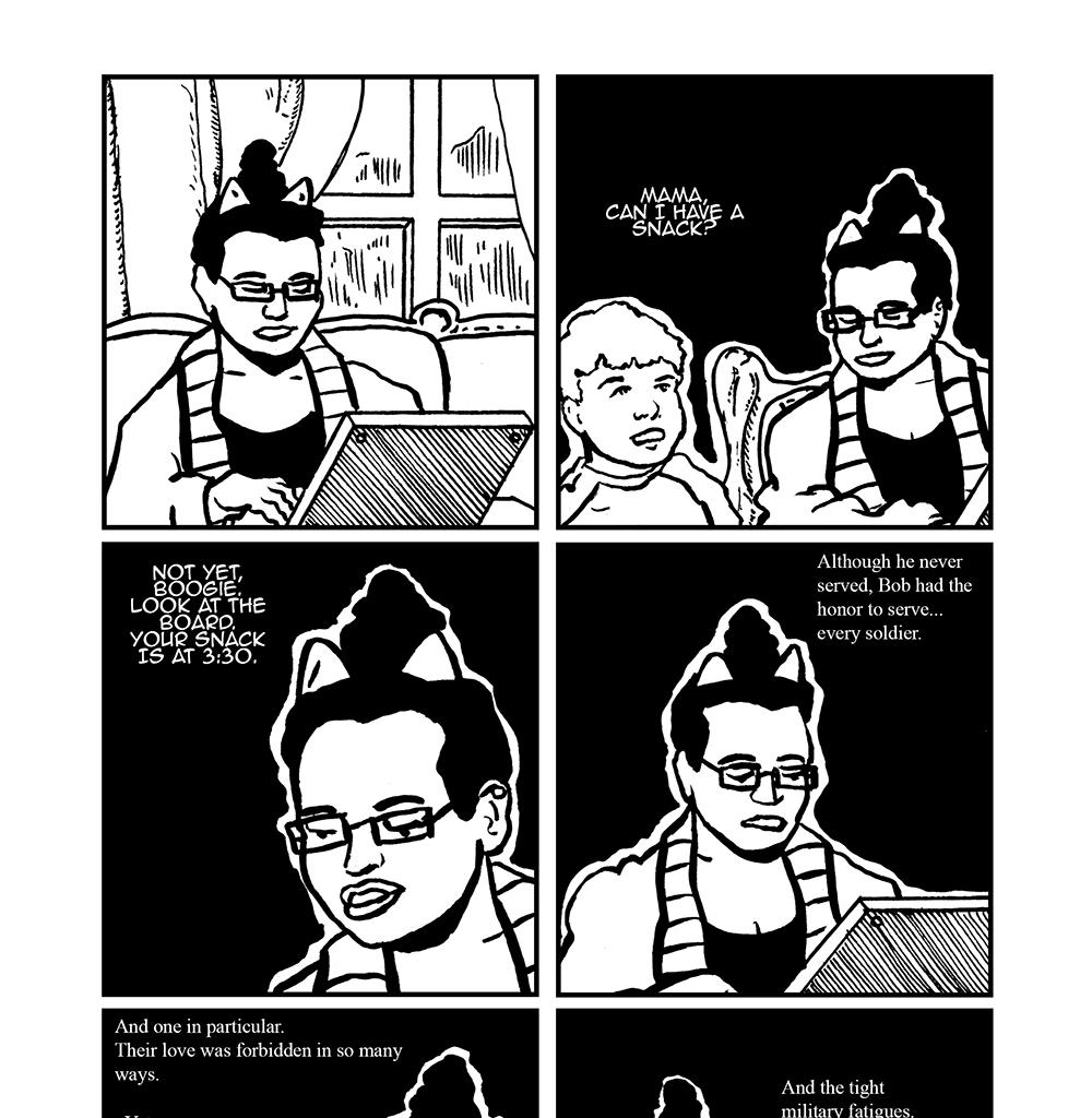 McSchluberson - Episode 41, Page 1: A page from Forbidden Love pt.2