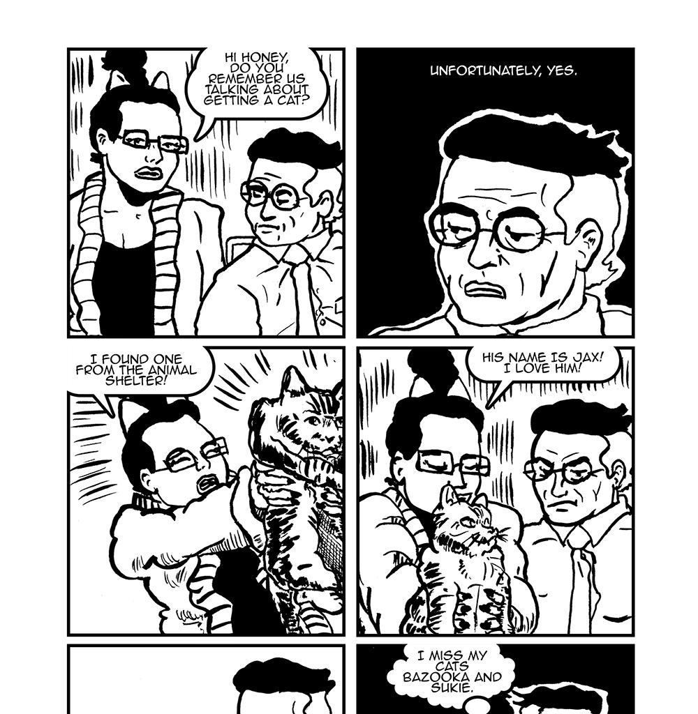 McSchluberson - Episode 58, Page 1: Jax the Cat