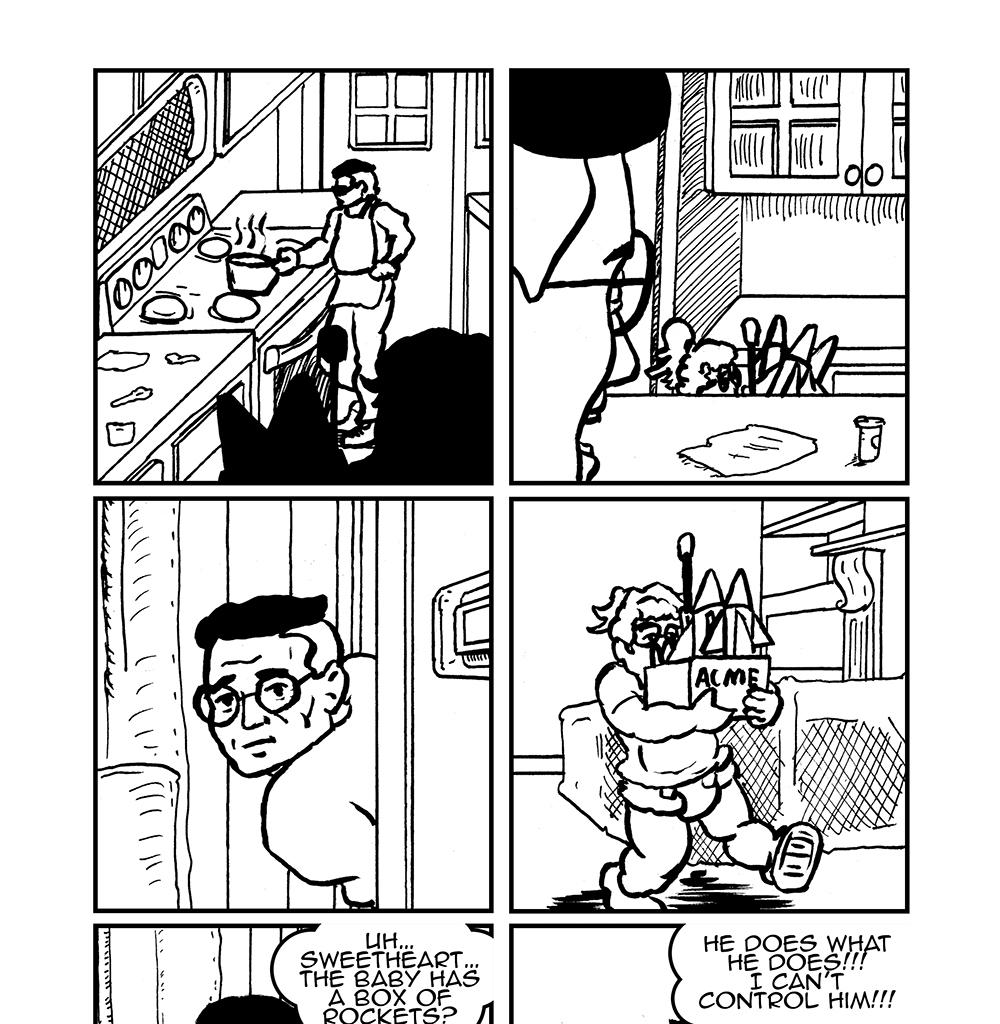 McSchluberson - Episode 61, Page 1: Rockets Red Glare