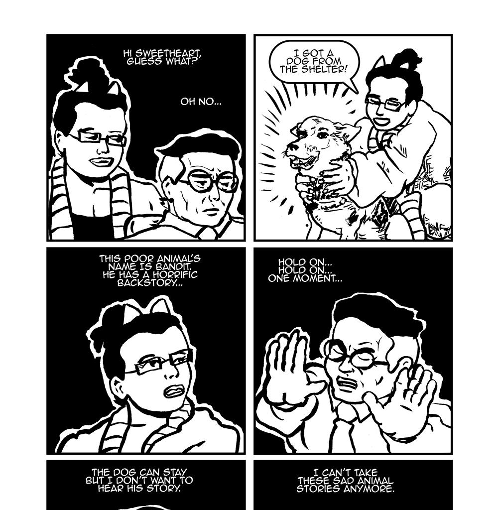 McSchluberson - Episode 62, Page 1: Bandit No Tails