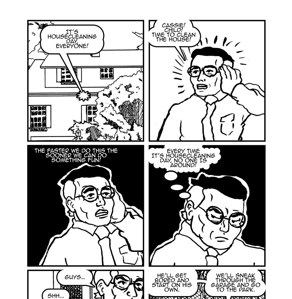 McSchluberson - Episode 63, Page 1: Housecleaning Day