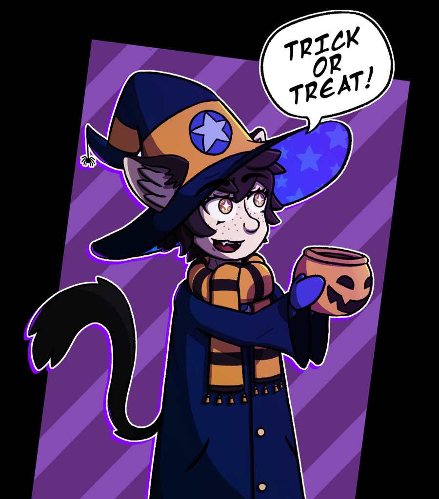 Cutest Space Pirate!!! - Episode 71, Page 1: Tiny Catboy Wizard Wants Sweets