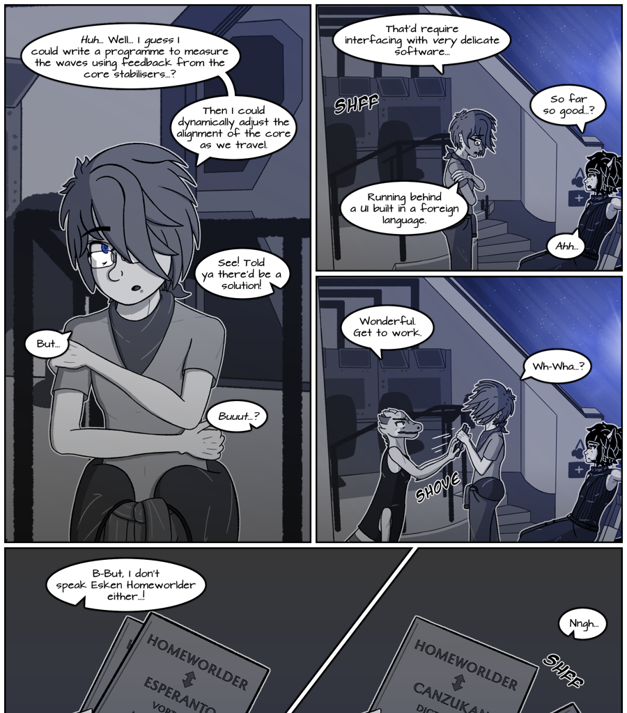 Cutest Space Pirate!!! - Episode 73, Page 1: Chapter 3 Page 12