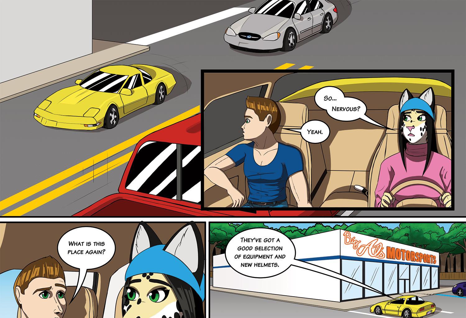 Fluffy 500 - Episode 135, Page 1: Ch8-P01