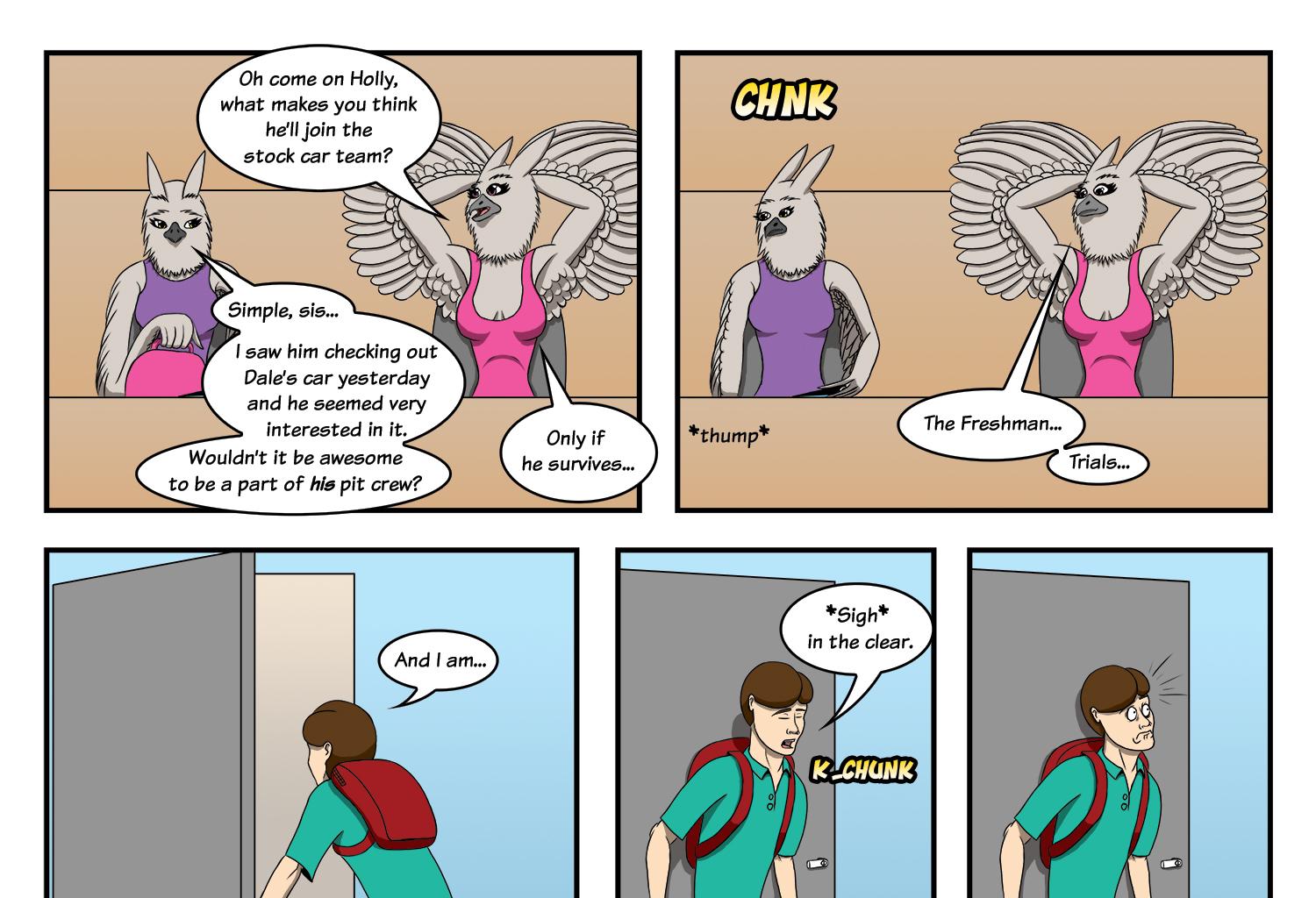 Fluffy 500 - Episode 2, Page 5: Ch2: Freshmeat P2