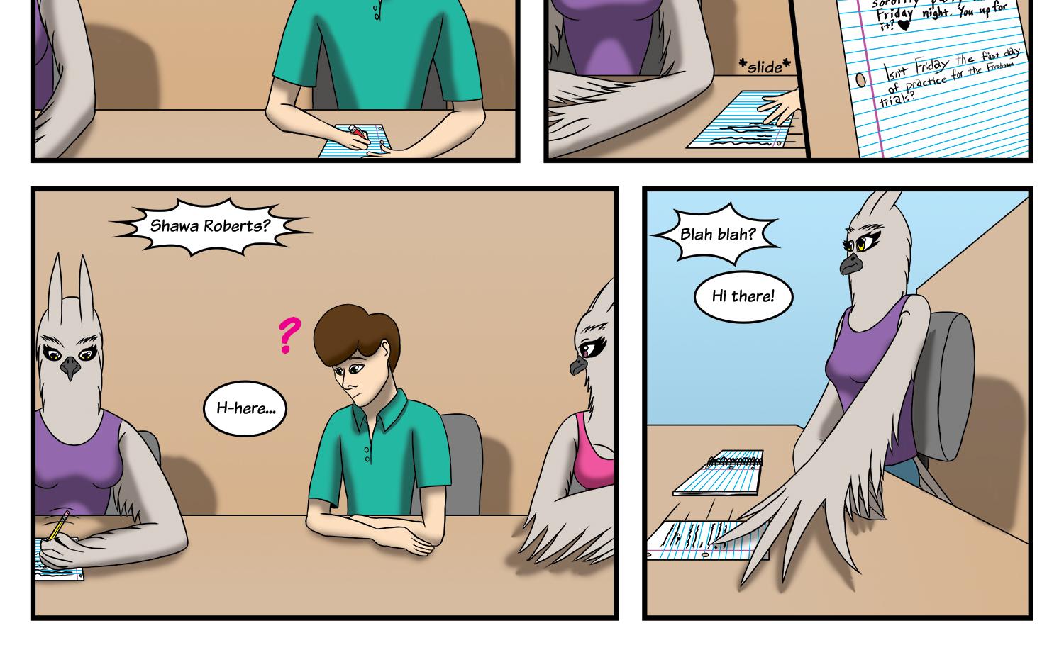 Fluffy 500 - Episode 2, Page 8: Ch2: Freshmeat P2