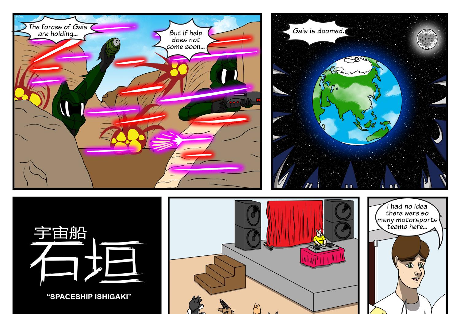 Fluffy 500 - Episode 3, Page 8: Ch3: Rave of the Furballs