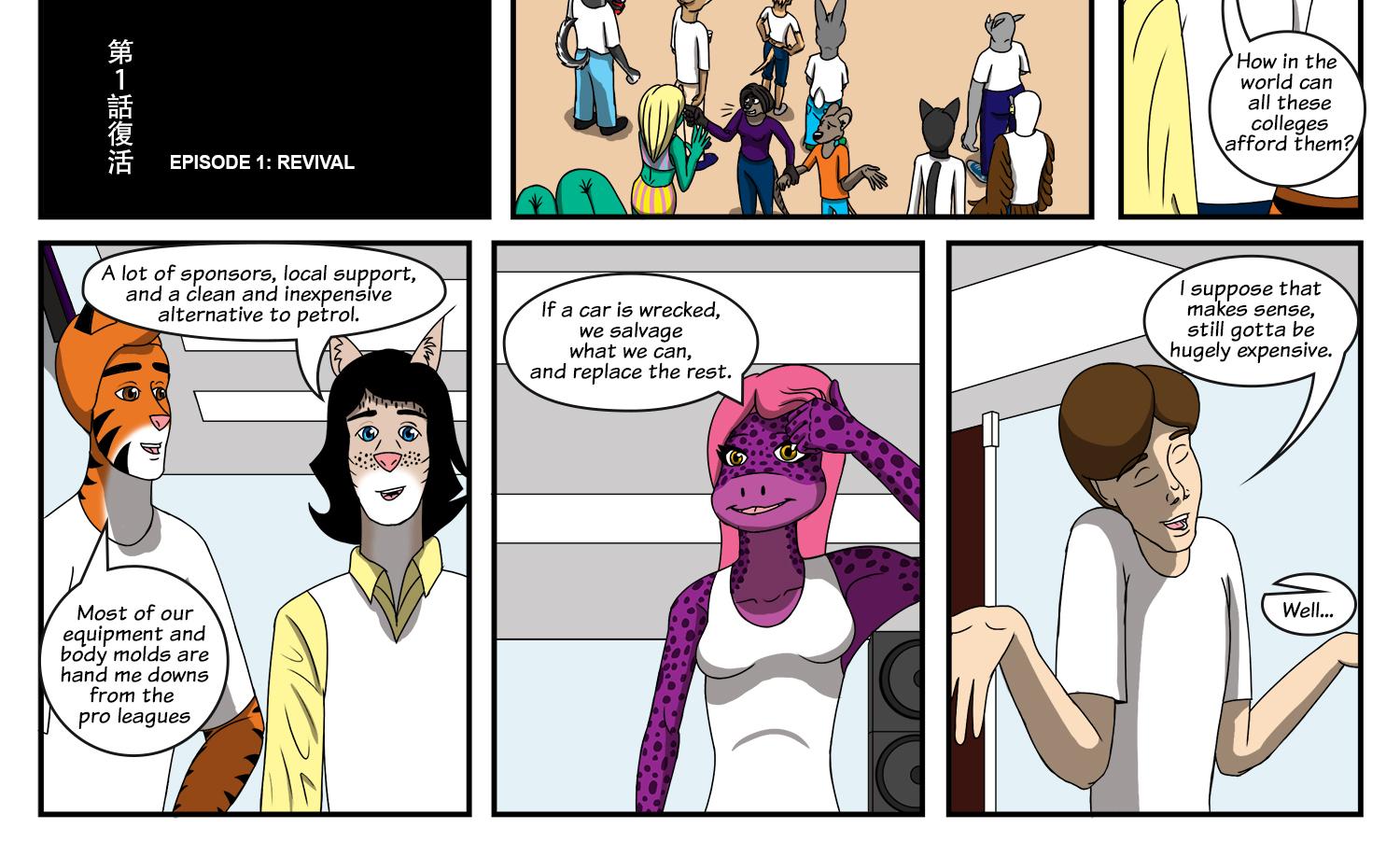 Fluffy 500 - Episode 3, Page 8: Ch3: Rave of the Furballs