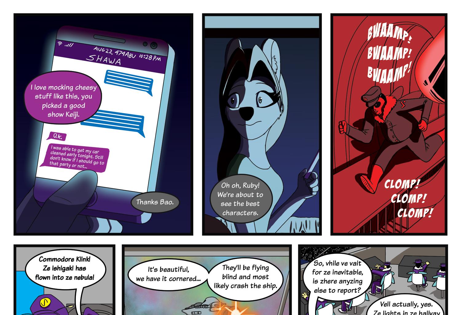 Fluffy 500 - Episode 3, Page 11: Ch3: Rave of the Furballs