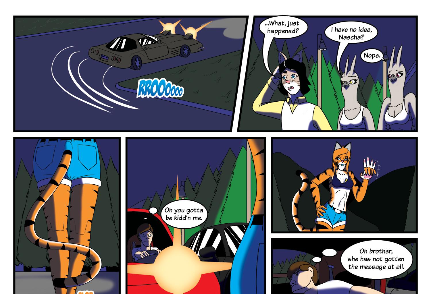 Fluffy 500 - Episode 3, Page 19: Ch3: Rave of the Furballs
