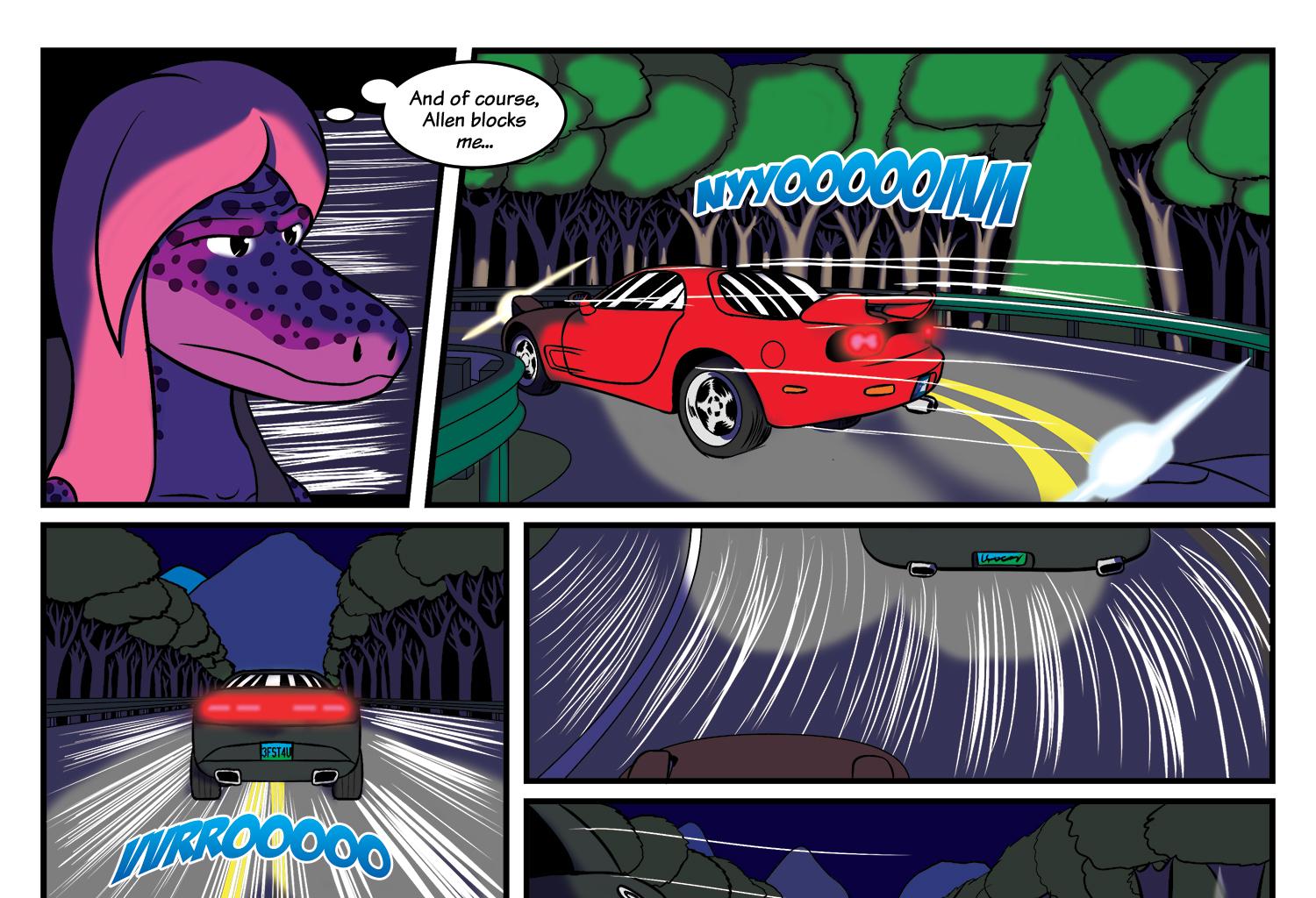 Fluffy 500 - Episode 3, Page 24: Ch3: Rave of the Furballs