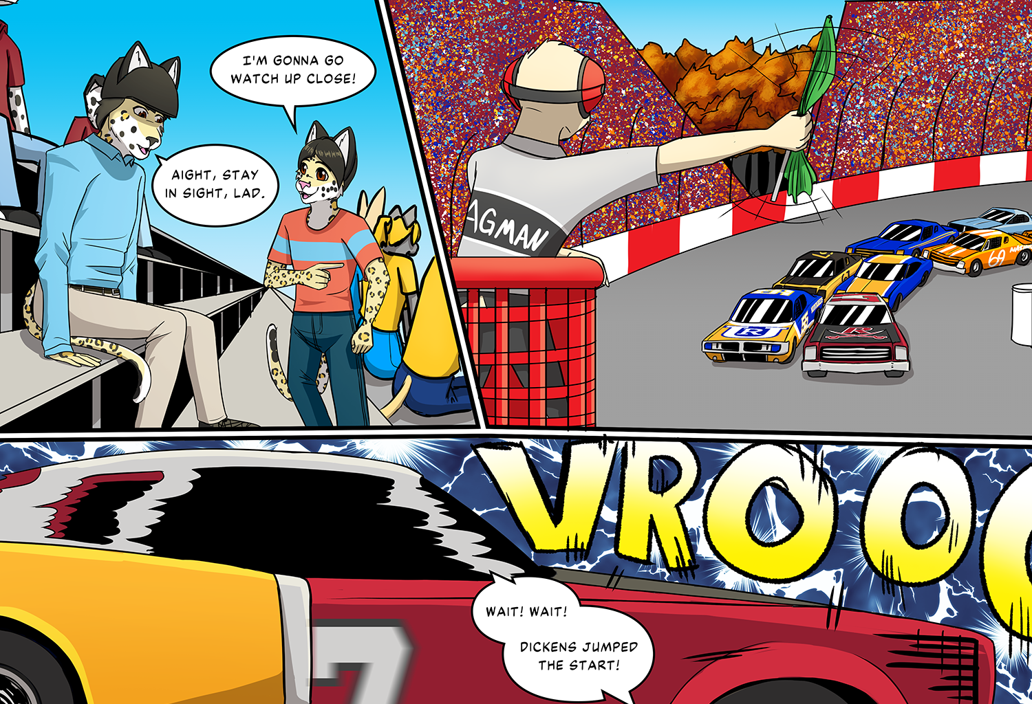 Fluffy 500 - Episode 168, Page 1:  Ch8-P33