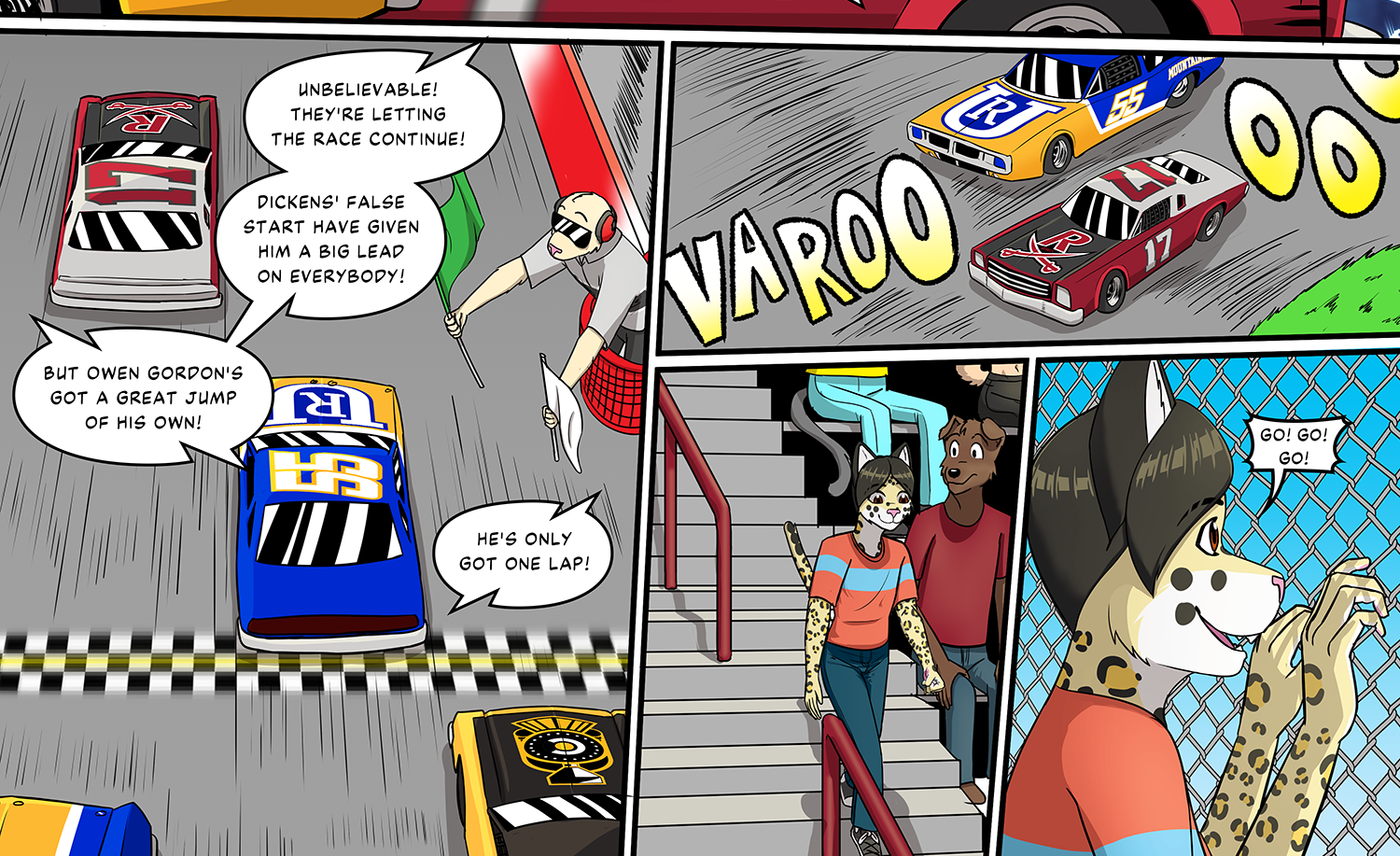 Fluffy 500 - Episode 168, Page 1:  Ch8-P33