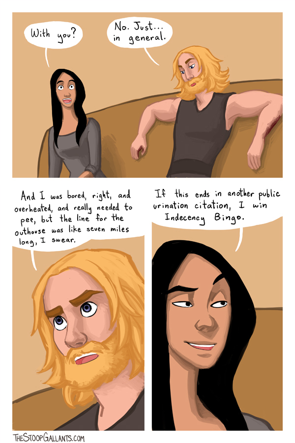 The Stoop-Gallants - Episode 1, Page 8: Scene 1