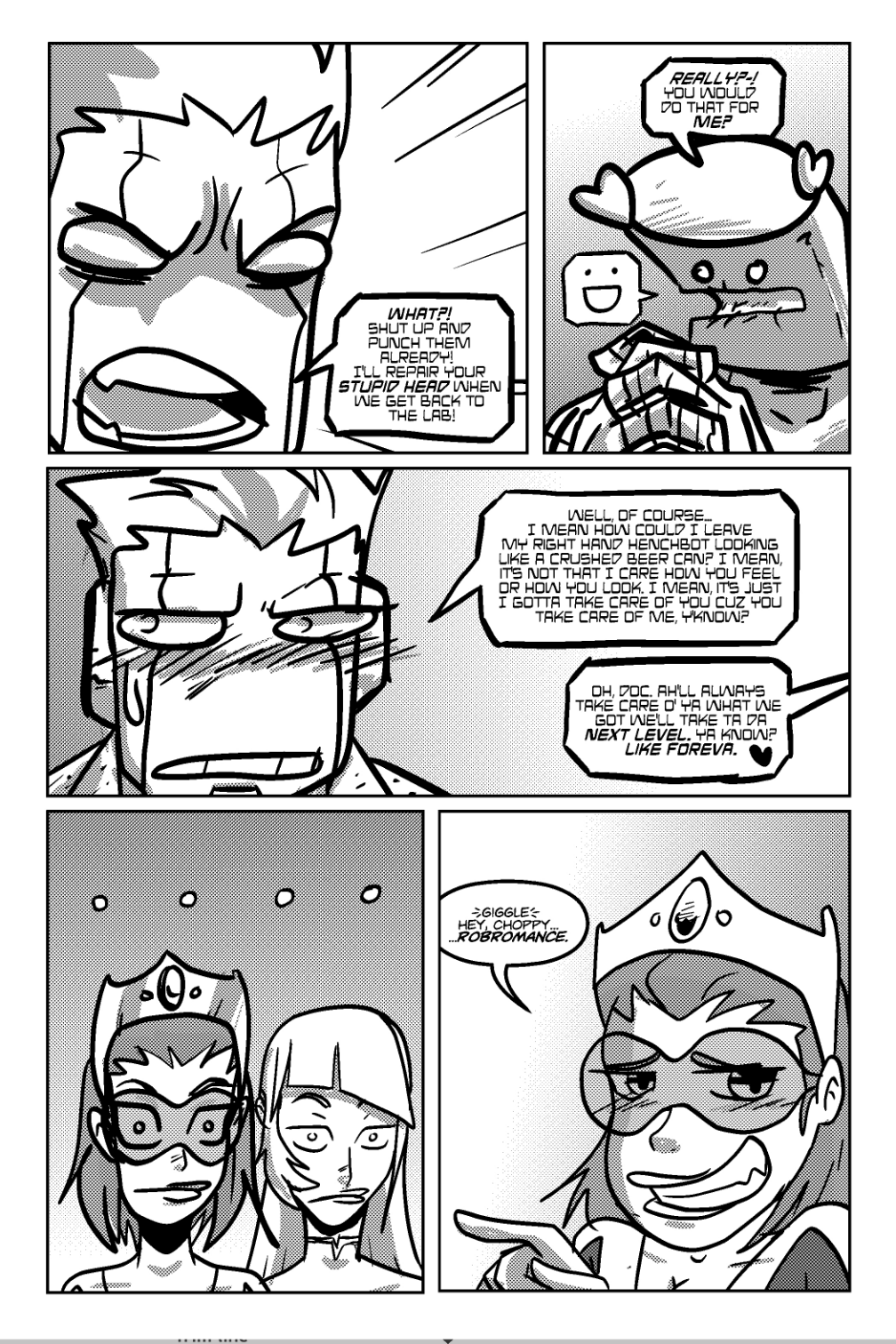 Mega Maiden - Episode 1, Page 11: 01 The Mega and Choppy Show