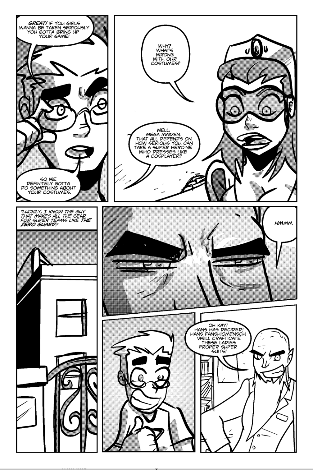 Mega Maiden - Episode 1, Page 20: 01 The Mega and Choppy Show