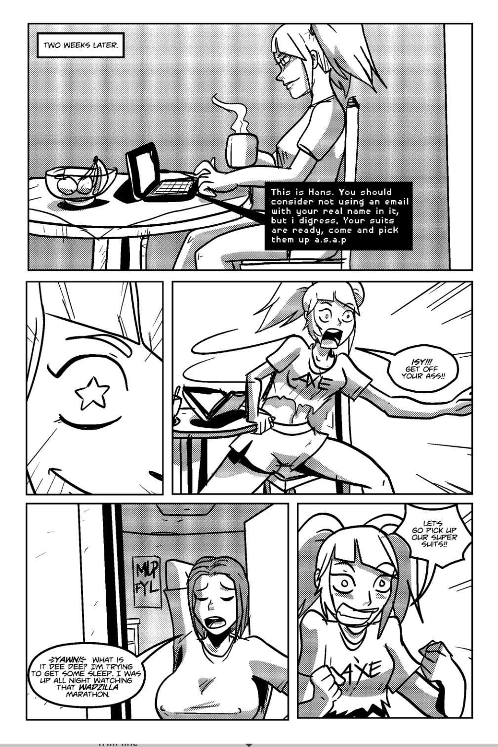 Mega Maiden - Episode 1, Page 23: 01 The Mega and Choppy Show