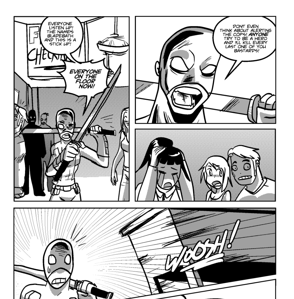 Mega Maiden - Episode 1, Page 4: 01 The Mega and Choppy Show