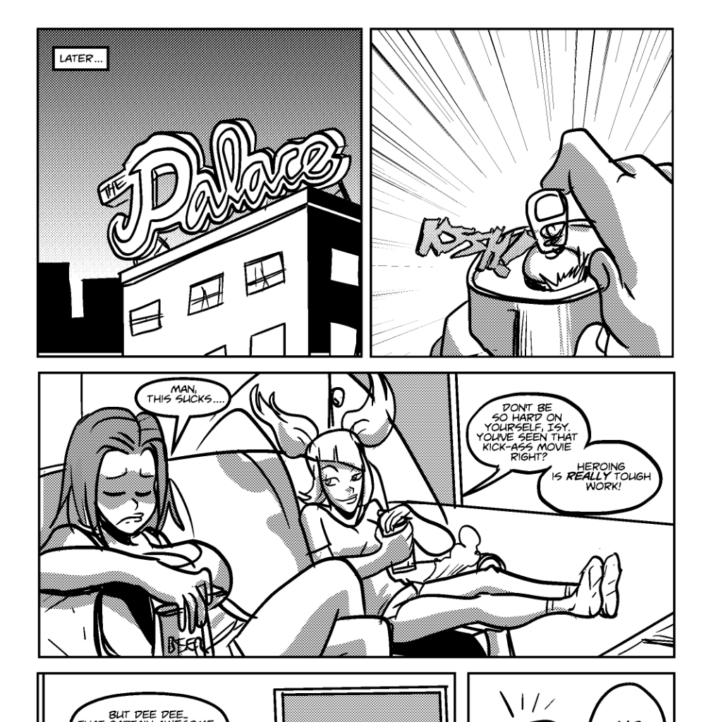 Mega Maiden - Episode 1, Page 16: 01 The Mega and Choppy Show