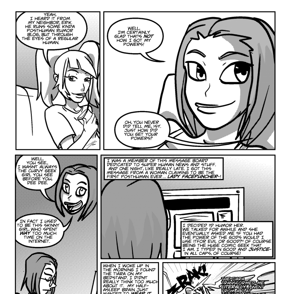 Mega Maiden - Episode 1, Page 19: 01 The Mega and Choppy Show