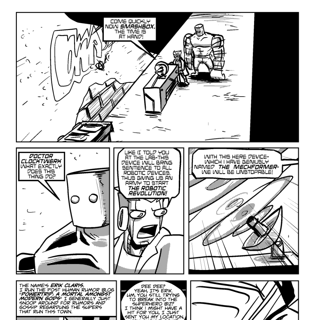 Mega Maiden - Episode 1, Page 25: 01 The Mega and Choppy Show