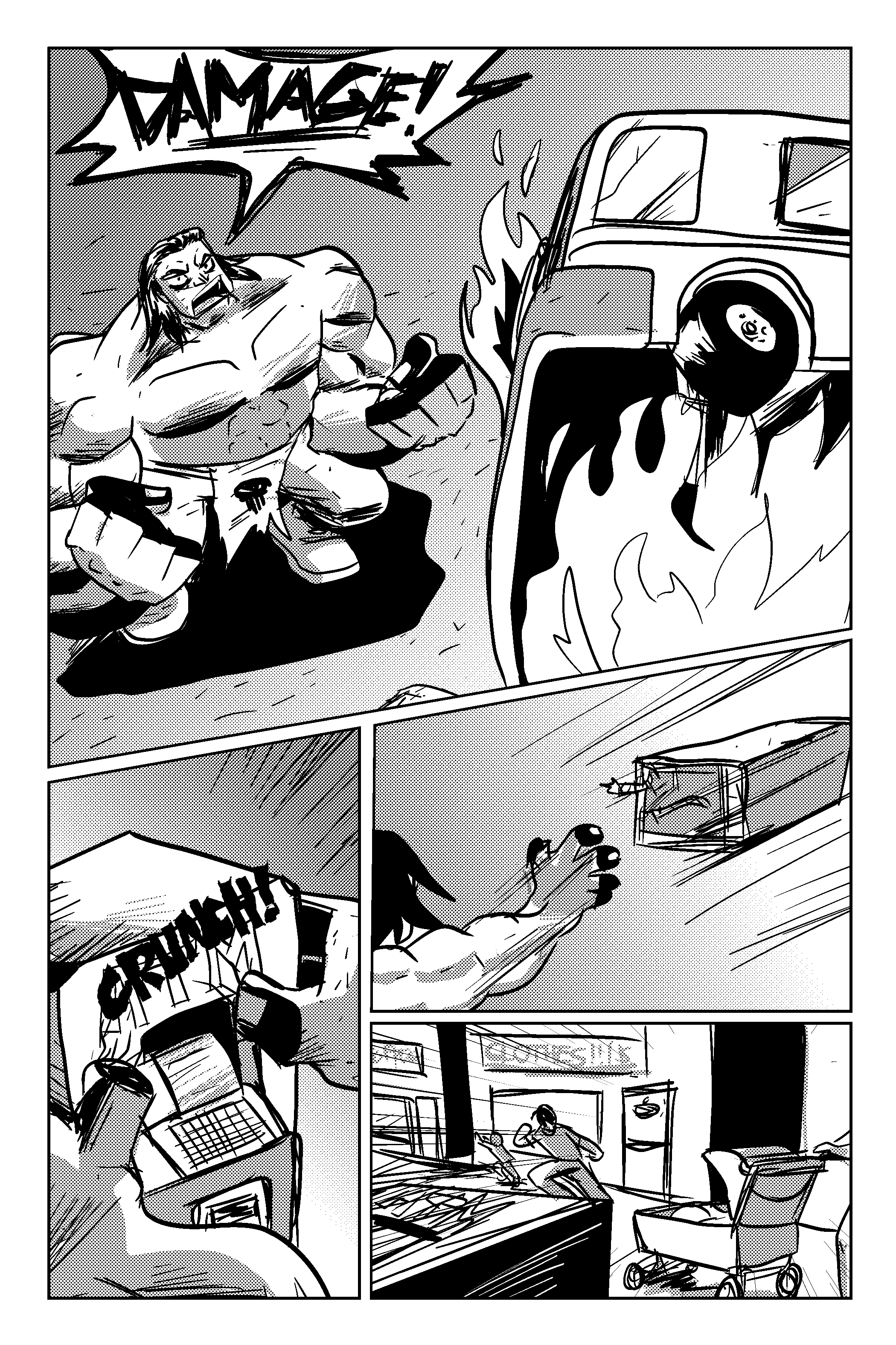 Mega Maiden - Episode 2, Page 5: 02 Introducing: The American Riot!