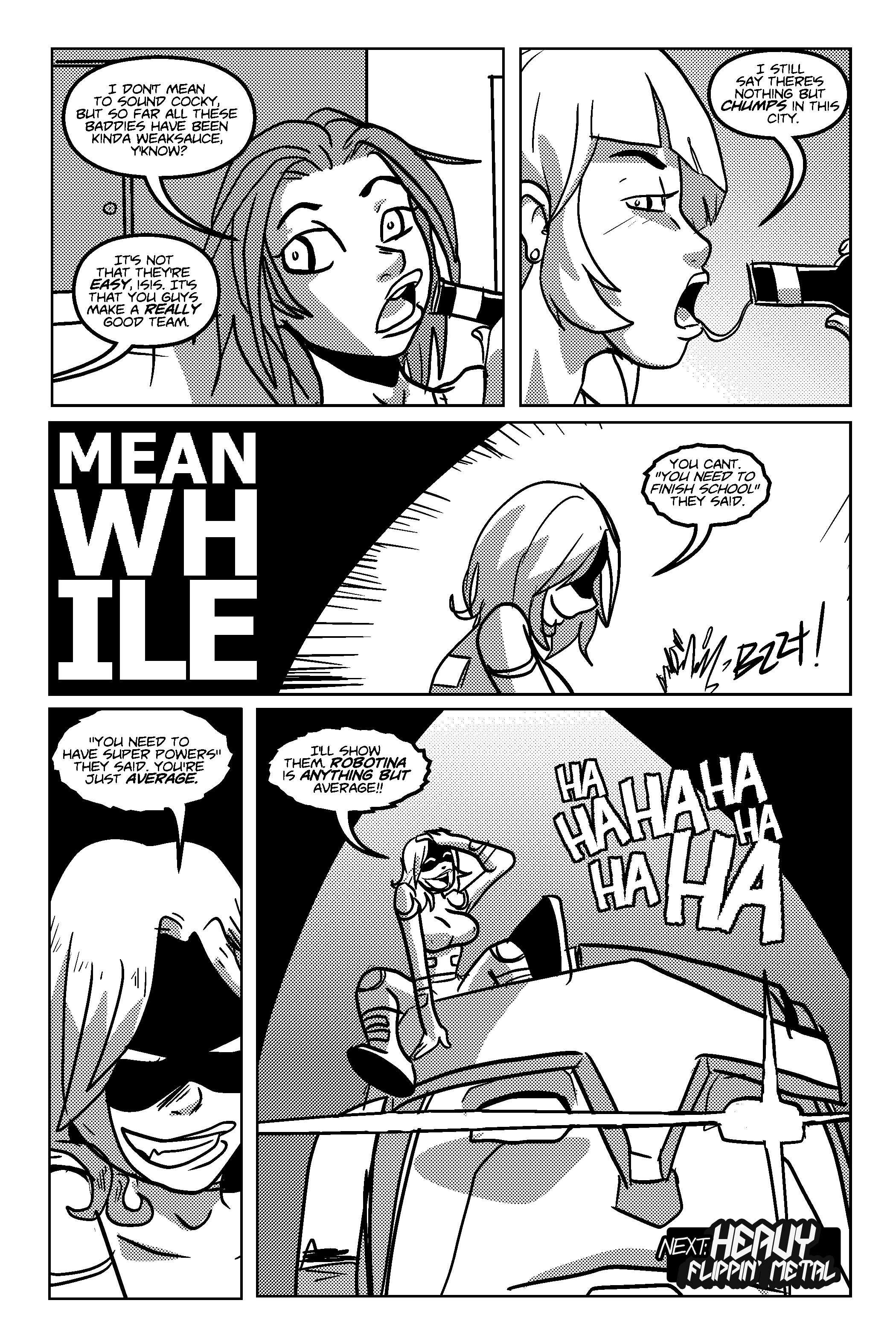 Mega Maiden - Episode 2, Page 17: 02 Introducing: The American Riot!