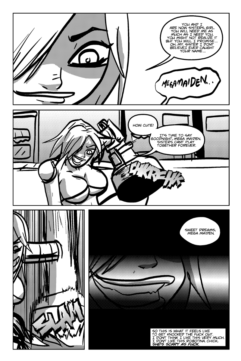 Mega Maiden - Episode 3, Page 12: 03 Heavy Flippin' Metal!