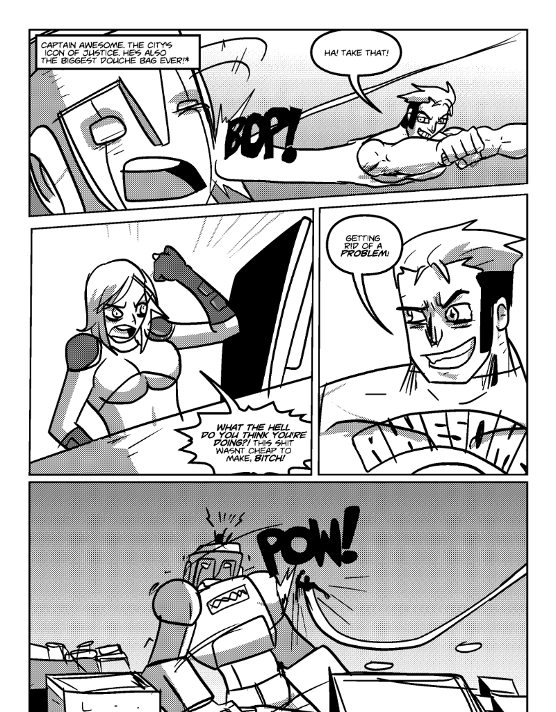 Mega Maiden - Episode 3, Page 4: 03 Heavy Flippin' Metal!