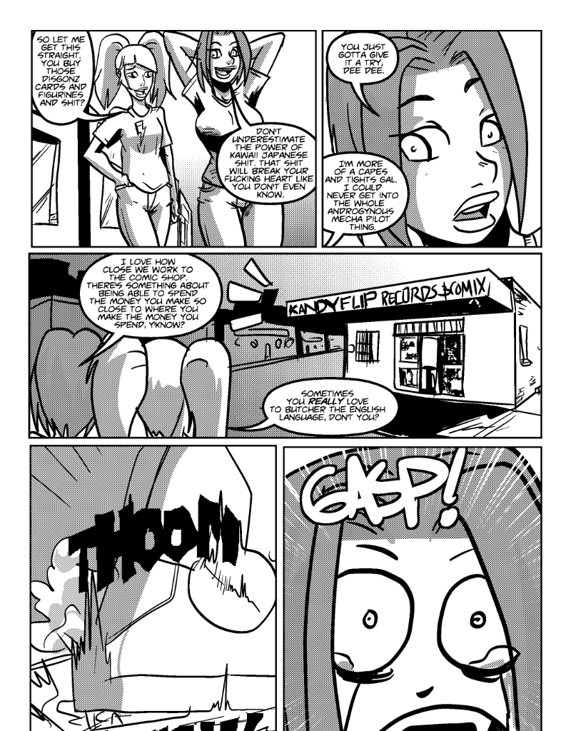 Mega Maiden - Episode 3, Page 5: 03 Heavy Flippin' Metal!