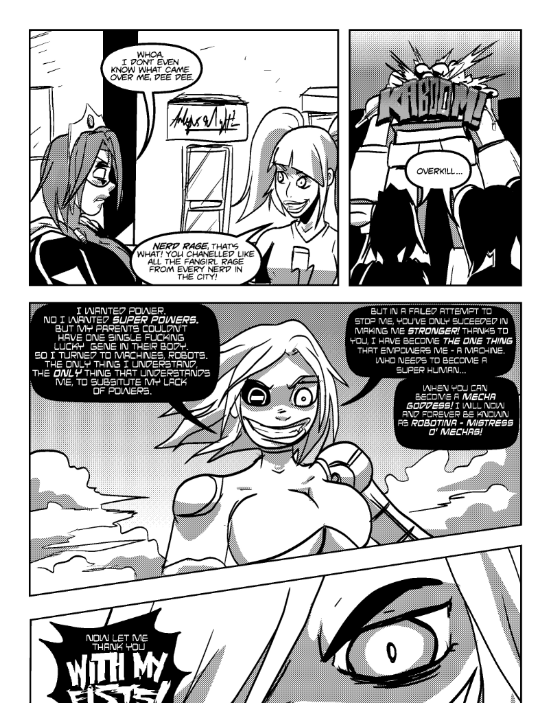 Mega Maiden - Episode 3, Page 18: 03 Heavy Flippin' Metal!