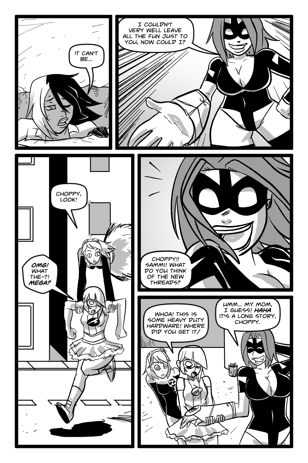 Mega Maiden - Episode 4, Page 8: 04 Thunder Booty Strikes!
