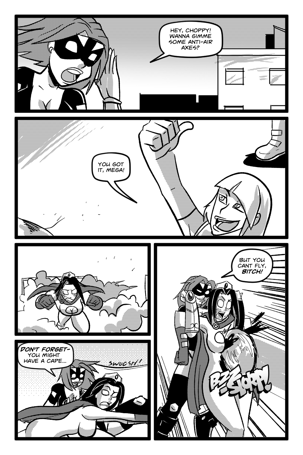 Mega Maiden - Episode 4, Page 13: 04 Thunder Booty Strikes!