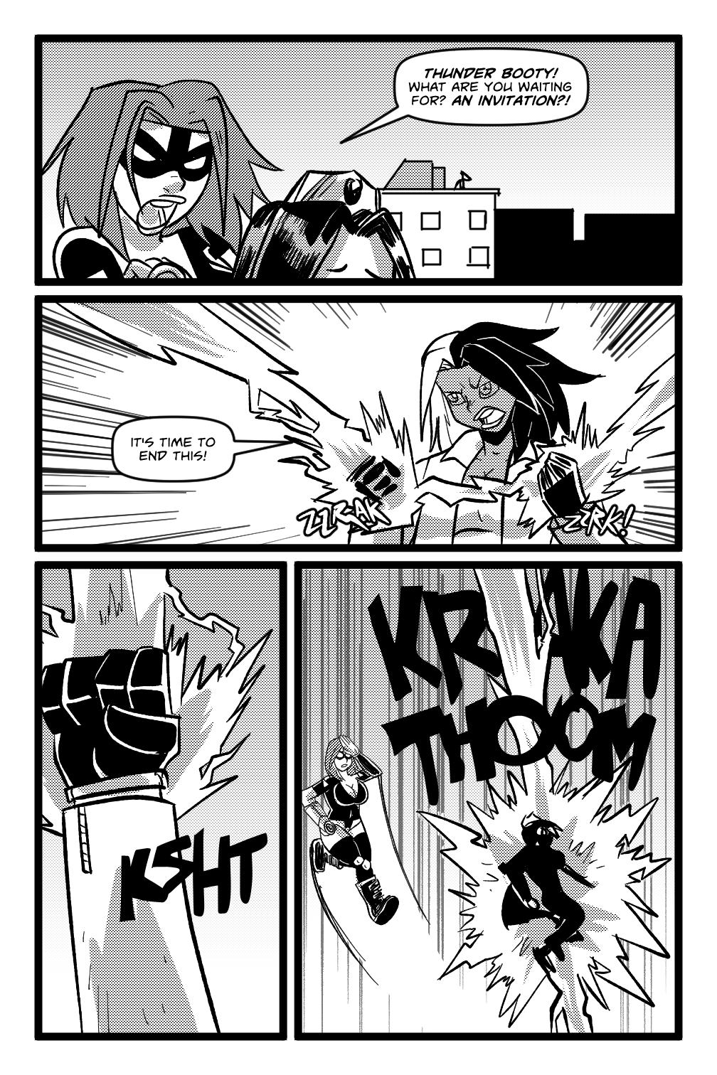 Mega Maiden - Episode 4, Page 14: 04 Thunder Booty Strikes!