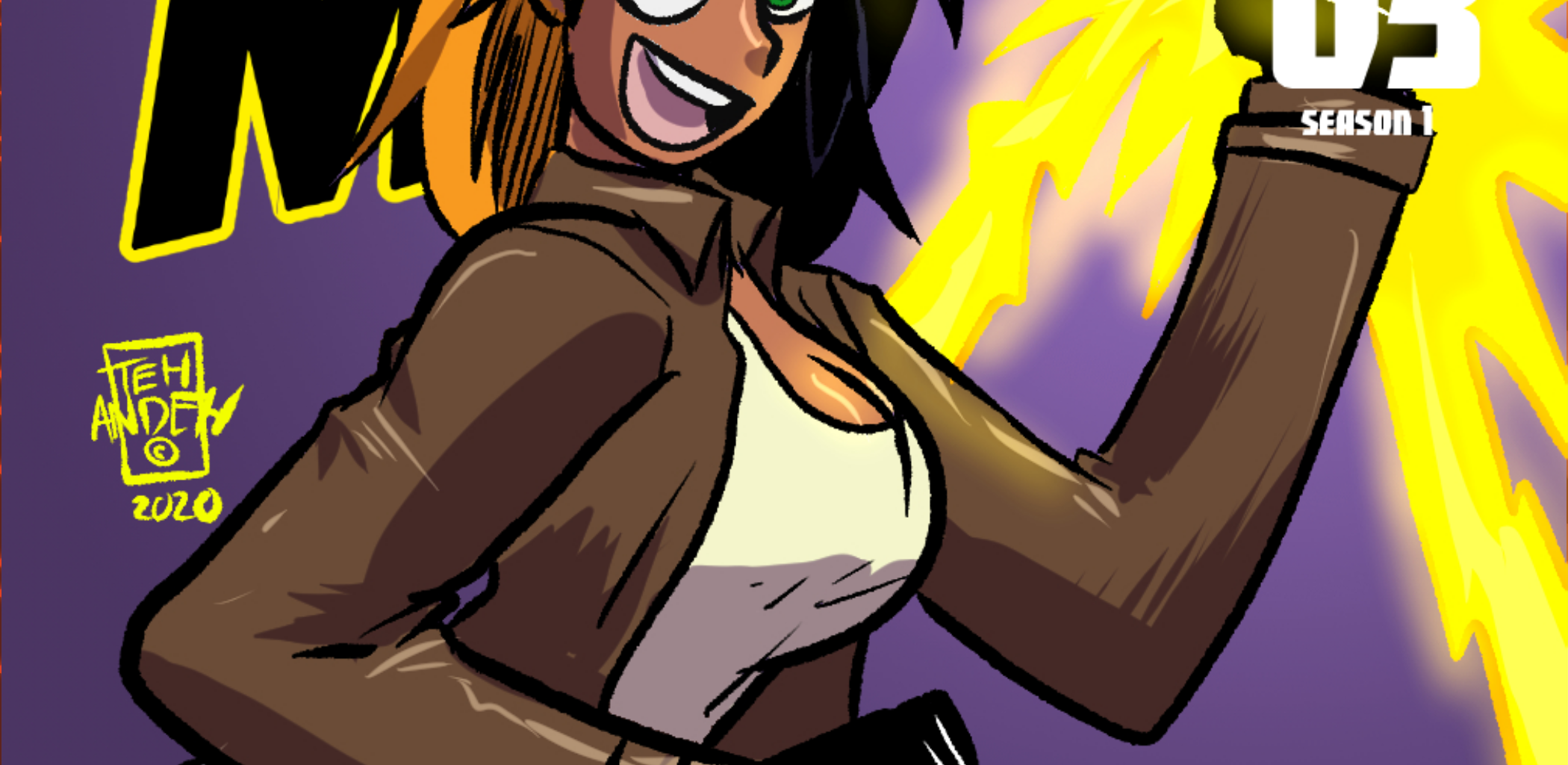 Mega Maiden - Episode 4, Page 1: 04 Thunder Booty Strikes!