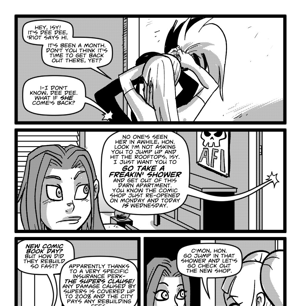 Mega Maiden - Episode 4, Page 4: 04 Thunder Booty Strikes!