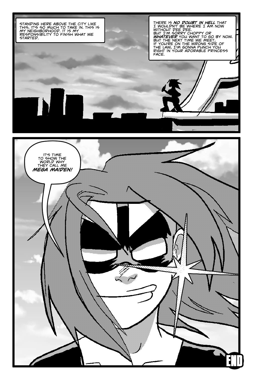 Mega Maiden - Episode 5, Page 17: 05 Let it Burn!