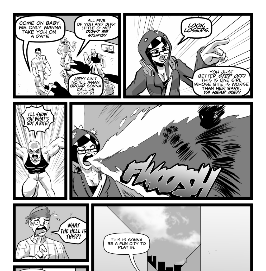 Mega Maiden - Episode 5, Page 2: 05 Let it Burn!