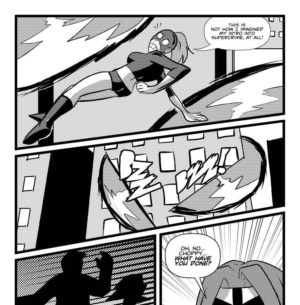 Mega Maiden - Episode 5, Page 24: 05 Let it Burn!