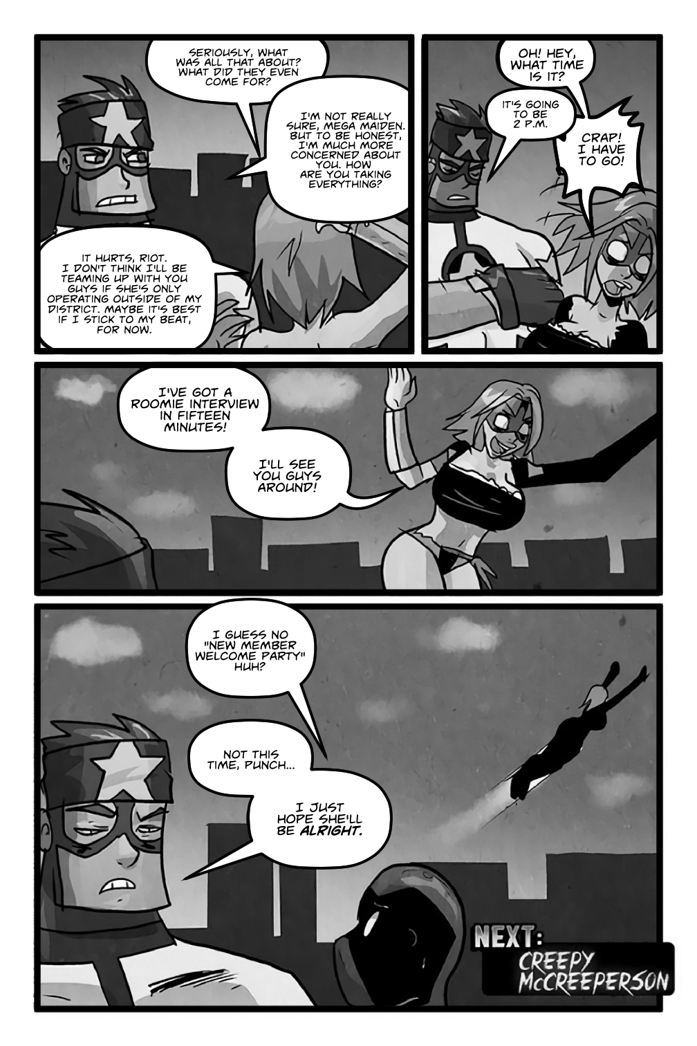 Mega Maiden - Episode 6, Page 13: 06 Learn to Stand