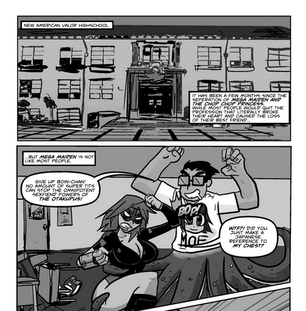 Mega Maiden - Episode 6, Page 2: 06 Learn to Stand