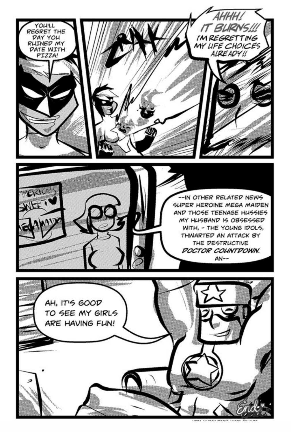 Mega Maiden - Episode 9, Page 11: 09 The Malicious Doctor Countdown