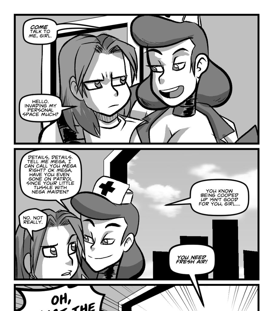 Mega Maiden - Episode 11, Page 6: 11 Back-up Support for Supers…?!