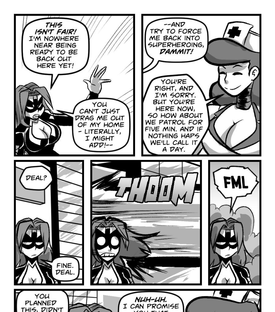 Mega Maiden - Episode 11, Page 9: 11 Back-up Support for Supers…?!